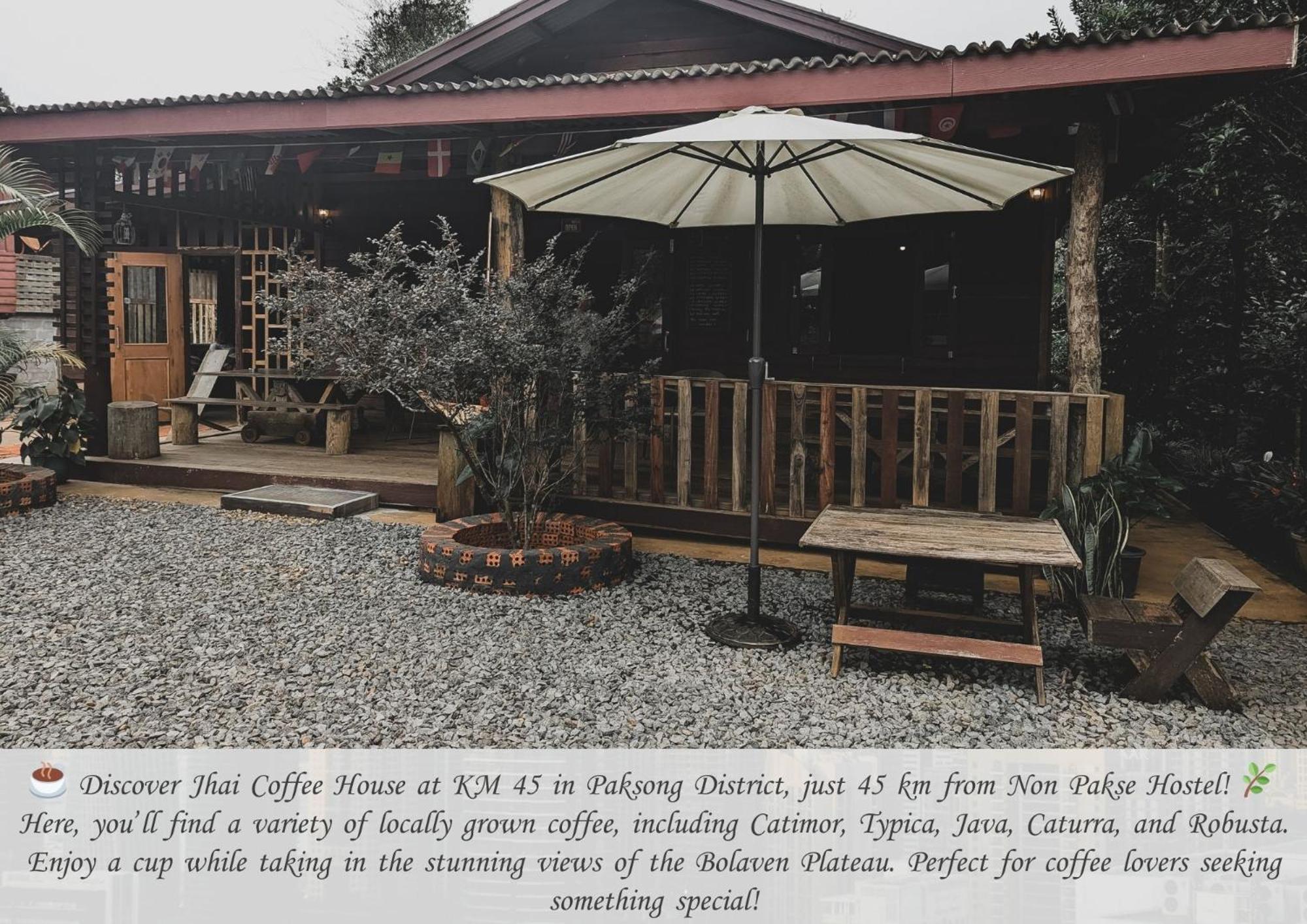 Non Pakse Hostel & Coffee House Экстерьер фото